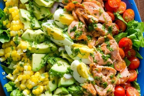 Salmon Cobb Salad